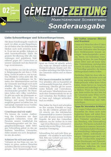 Gemeindezeitung Sonderausgabe - Coronavirus
