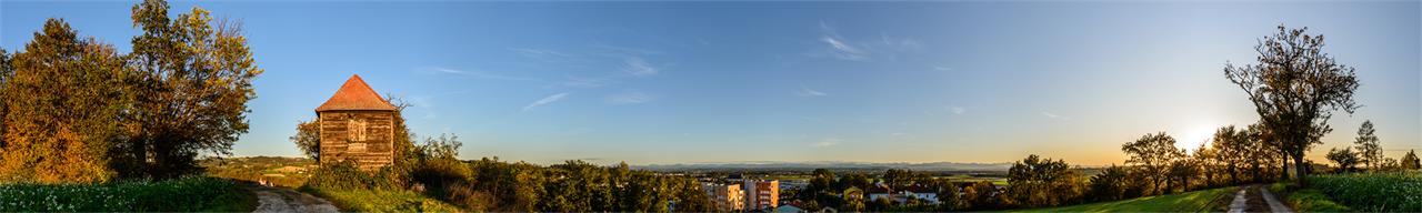 Panoramafoto Sommerhaus