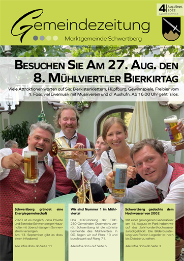 Gemeindezeitung August/September 2022